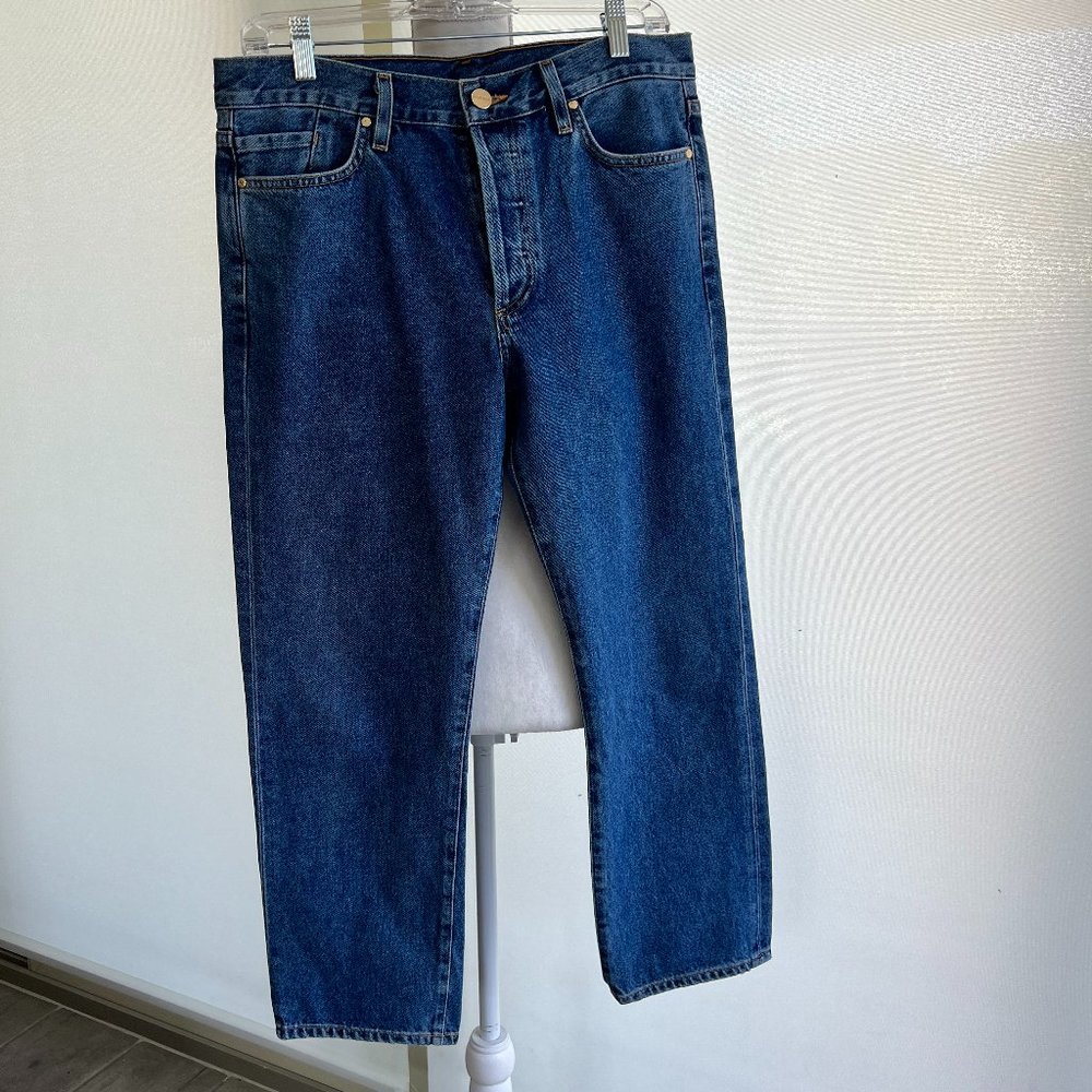Great condition Goldsign button up ankle loose fit jeans